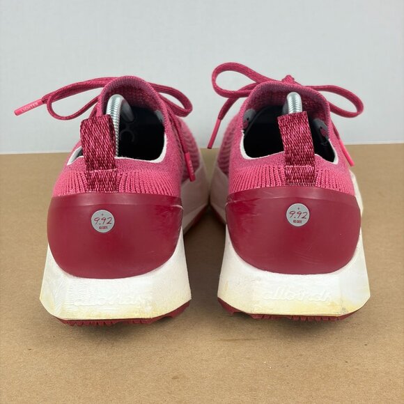 Allbirds Tree Flyer Athletic Running Shoes Womens 9 Pink White Low Top Lace Up - Picture 4 of 12